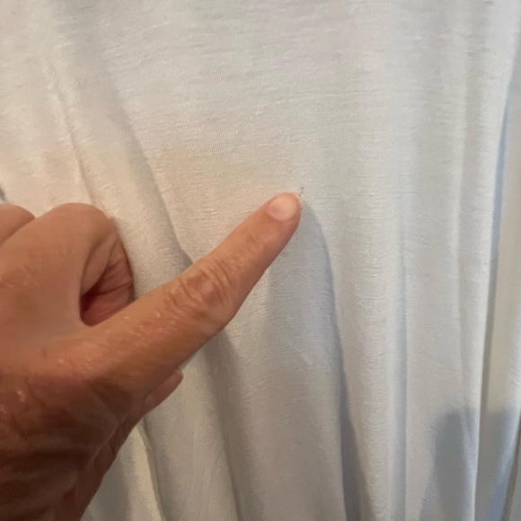 Ella Moss xs cream color dome sleeve shirt - Picture 11 of 12